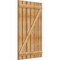 Ekena Millwork Spaced Board-n-Batten Shutters w/Z-Bar, Rough Sawn Western Red Cedar, 34 3/4W x 57H, PR RBS06Z35X057RWR - alternate 5